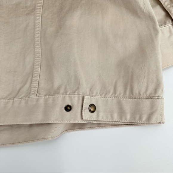 Caribbean Joe Antiqued Collection Short Beige Embroidered Rose Jacket Size 2XL - Picture 8 of 16